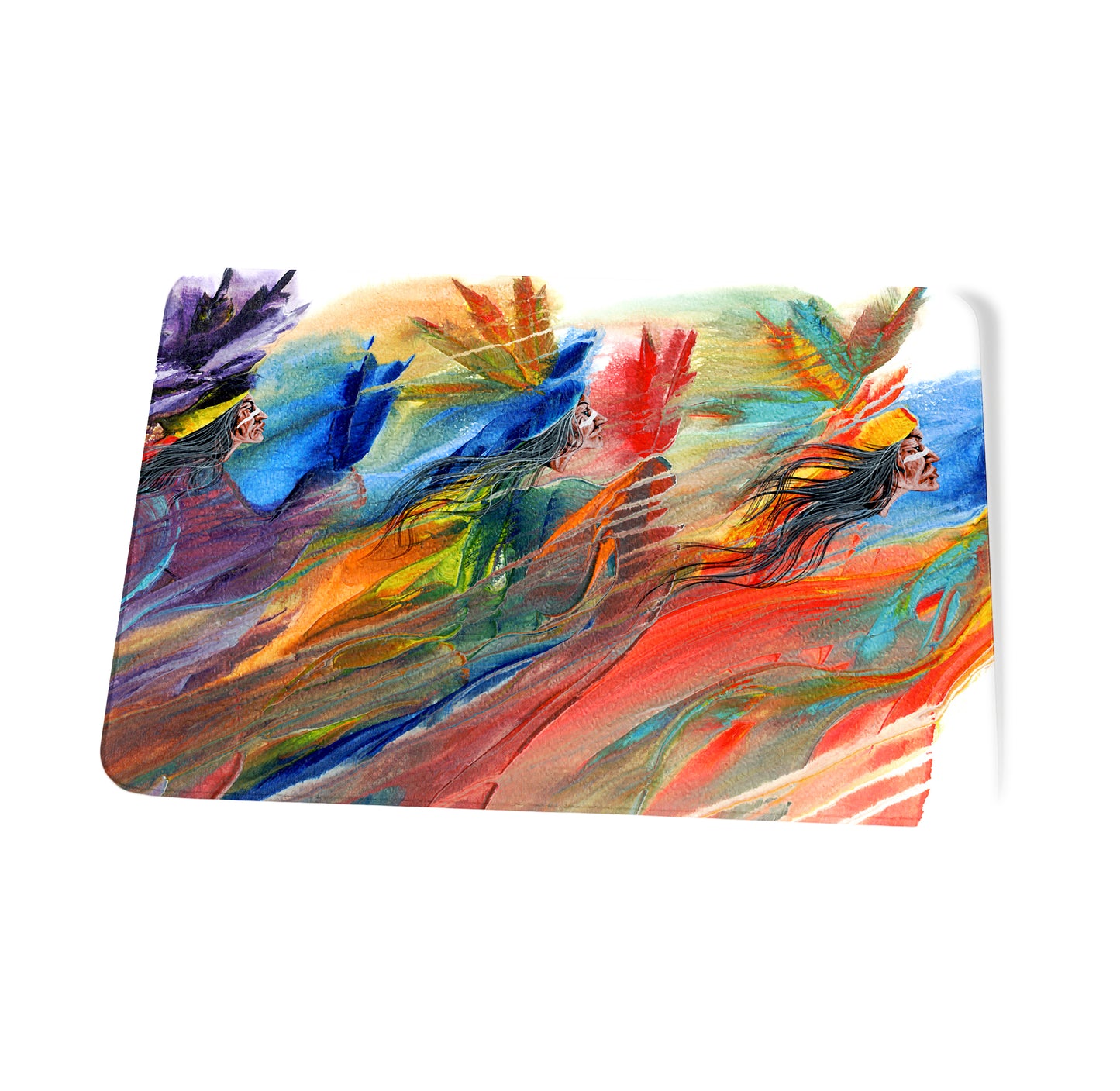 Rainbows End Cutting Board by Traci Rabbit