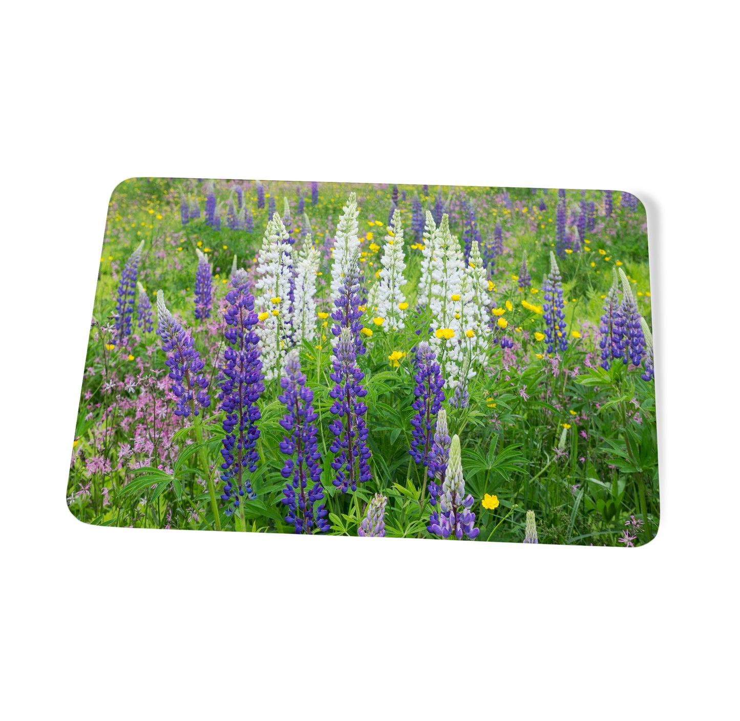 Lupine Bouquet Cutting Board by Chris Whiton