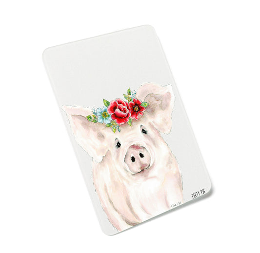 Perty Pig Cutting Board by Retha Cole