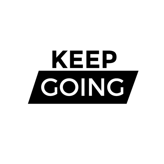 Keep Going Quote Coaster