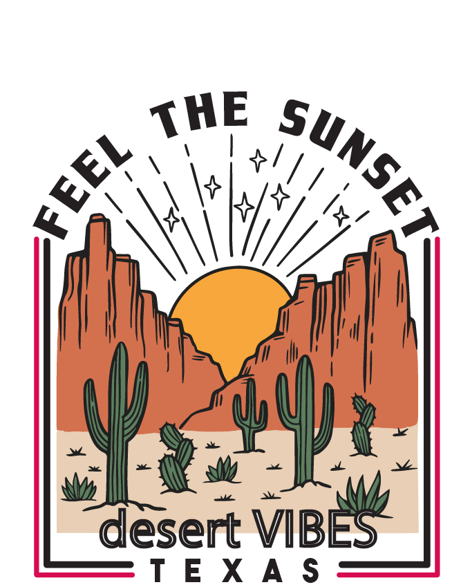 Feel The Sunset Desert Western Coaster