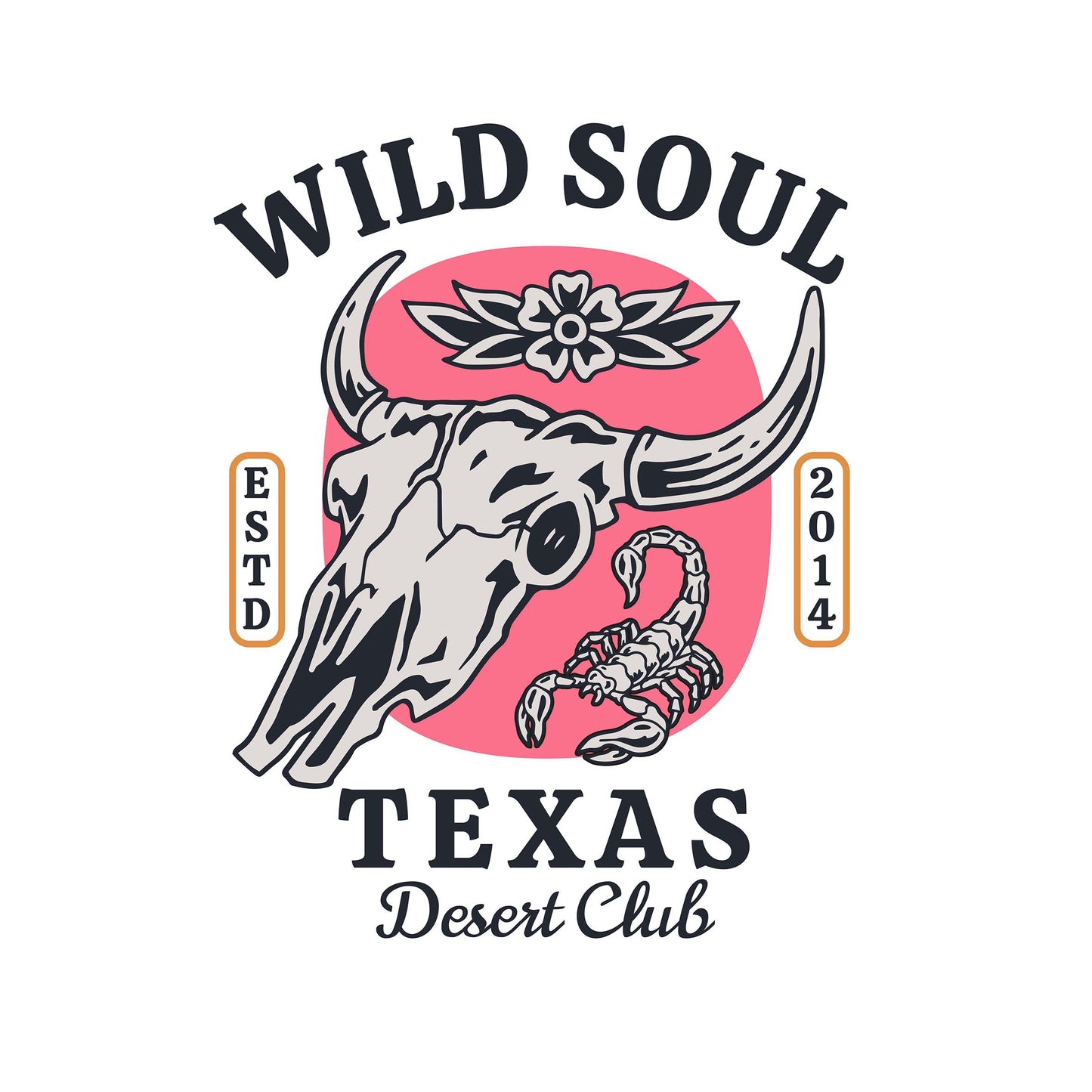 Wild Soul Skull Western Coaster
