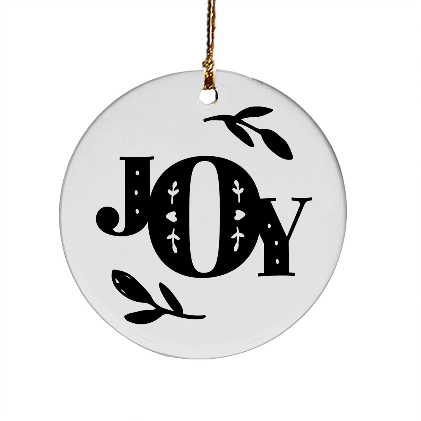 Joy Icon Ceramic Ornament