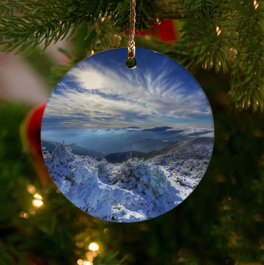 Heavenly Winter Glow Ornament by Chris Whiton