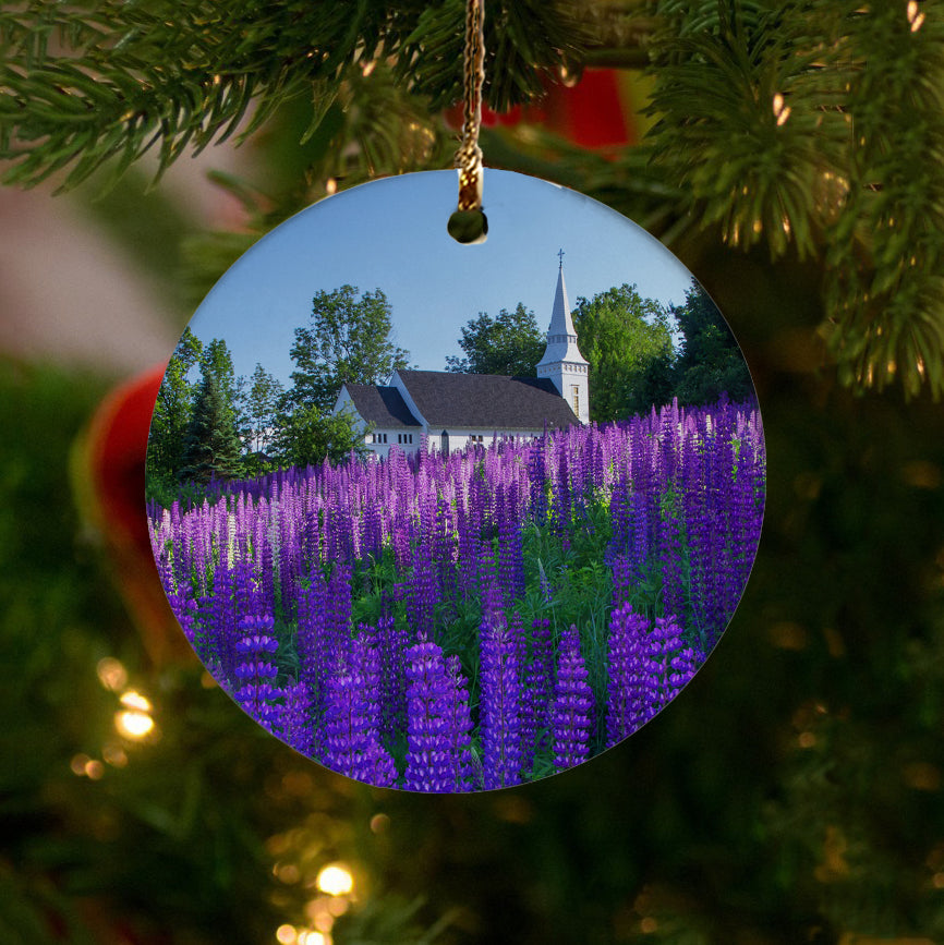 Lupine Church Ornament by Chris Whiton