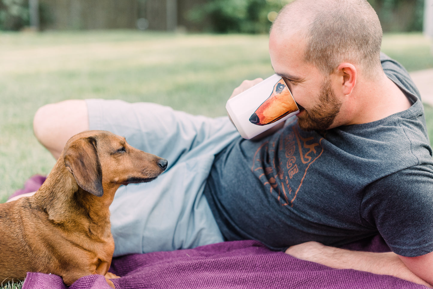 Tan Dachshund Snout Mug