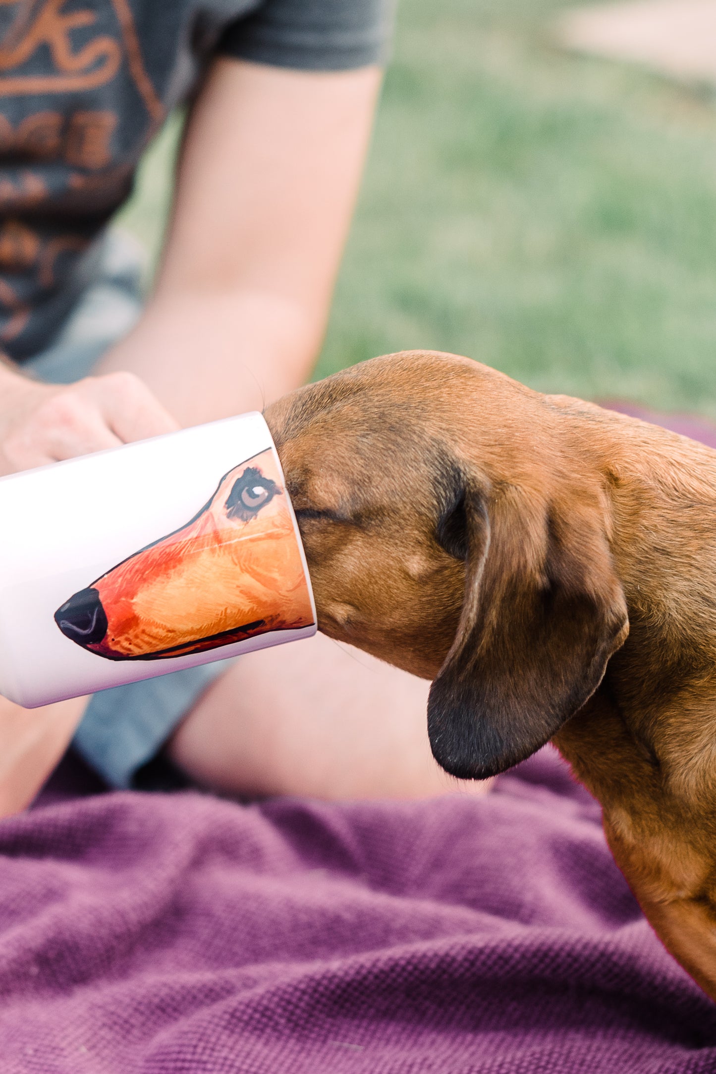 Tan Dachshund Snout Mug