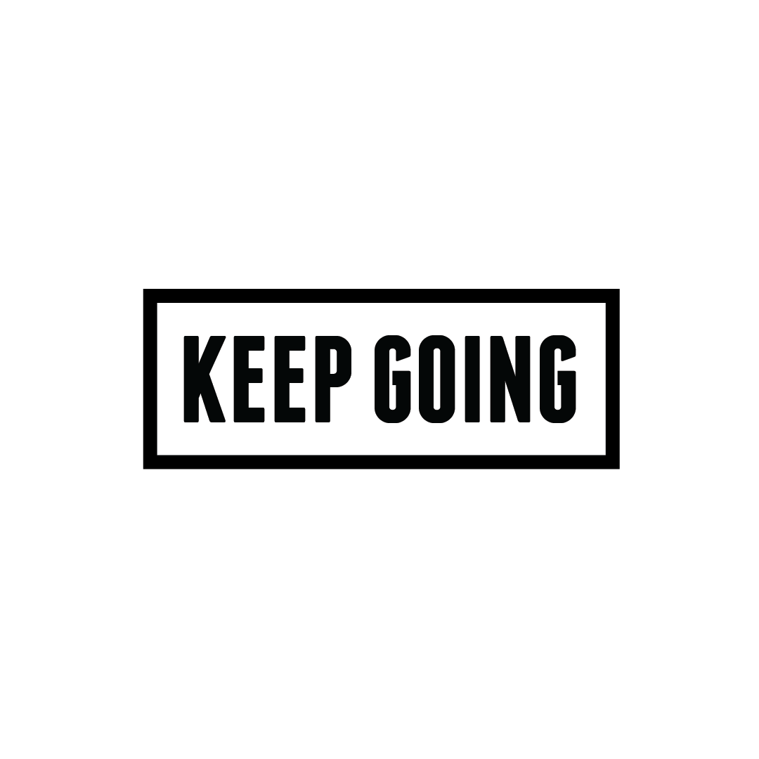 Keep Going Quote Coaster