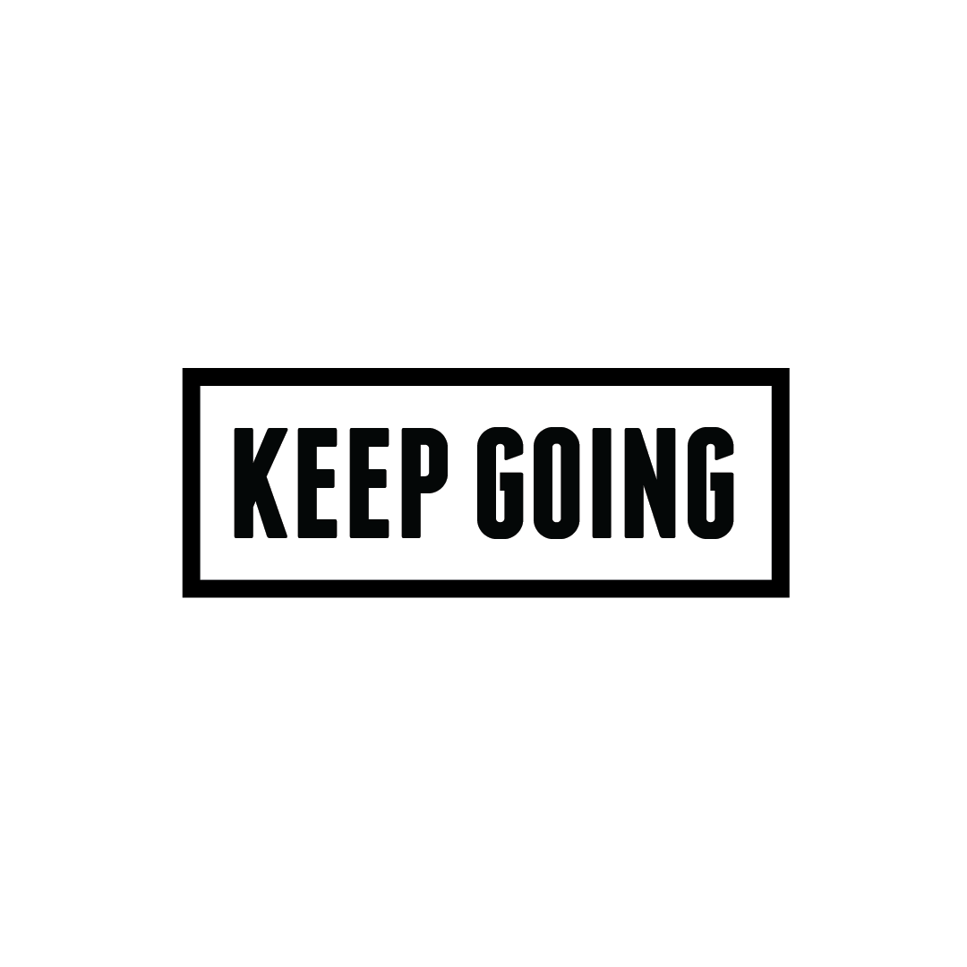 Keep Going Quote Mug