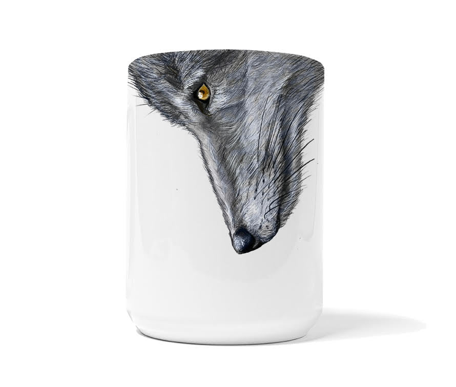 Grey Wolf Snout Mug