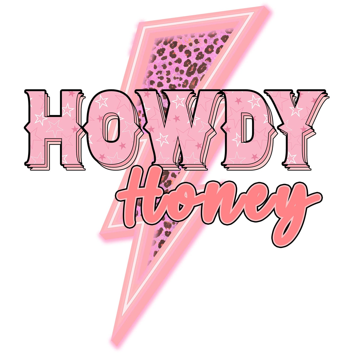 Howdy Honey Western Graphic Coaster