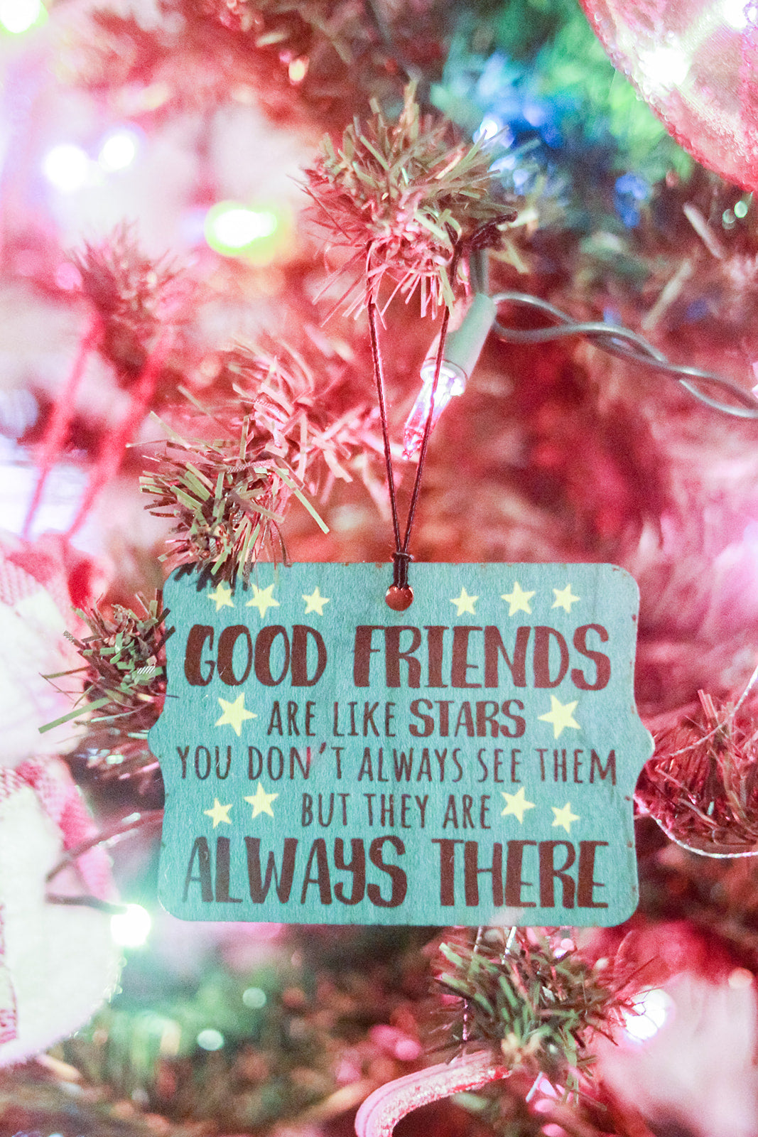 Good Friends are like Stars Ornament