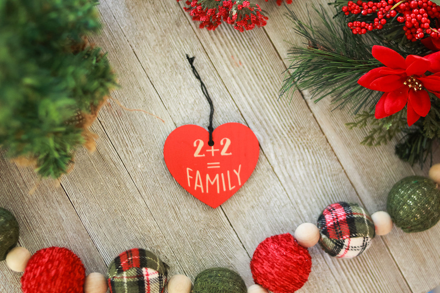 2+2=Family Ornament