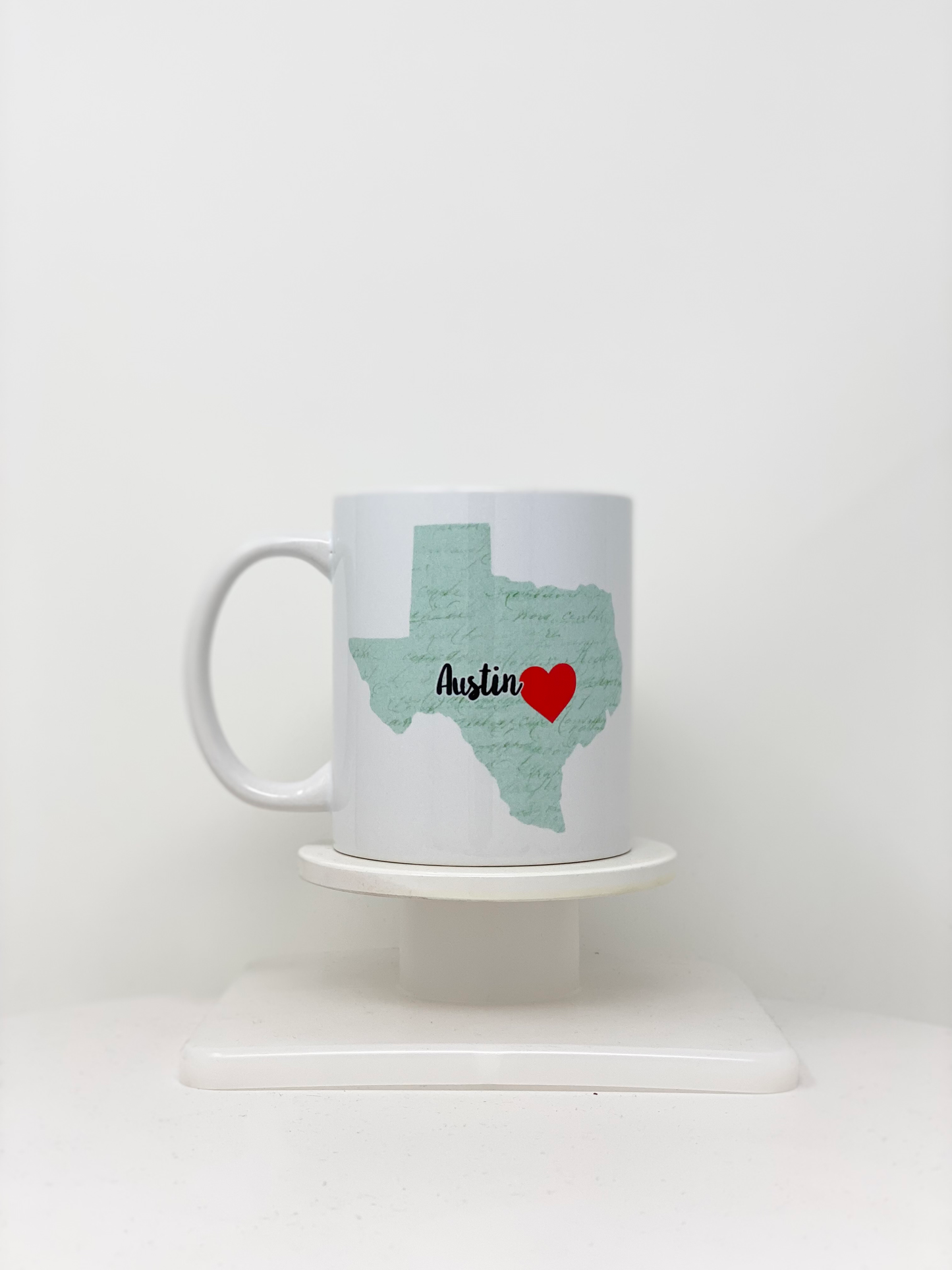 Home State with Heart Mug