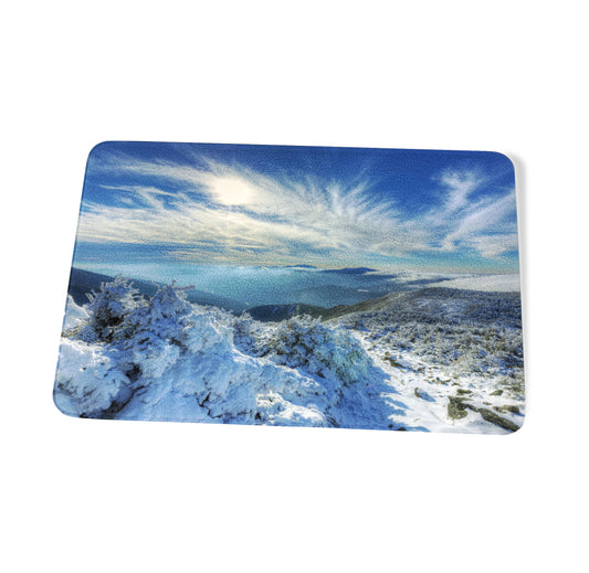 Heavenly Winter Glow Cutting Board by Chris Whiton