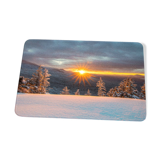 Heavenly Winter Sunburst Cutting Board by Chris Whiton