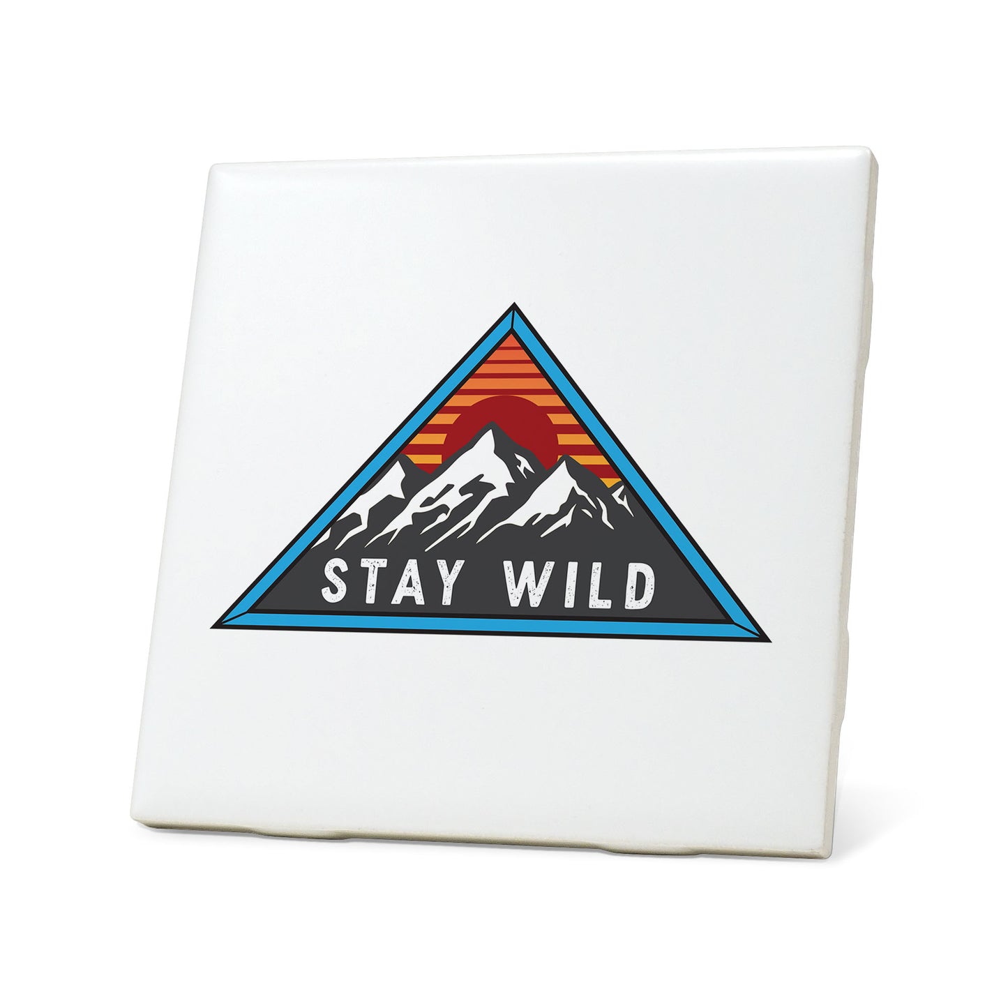 Stay Wild Badge Coaster