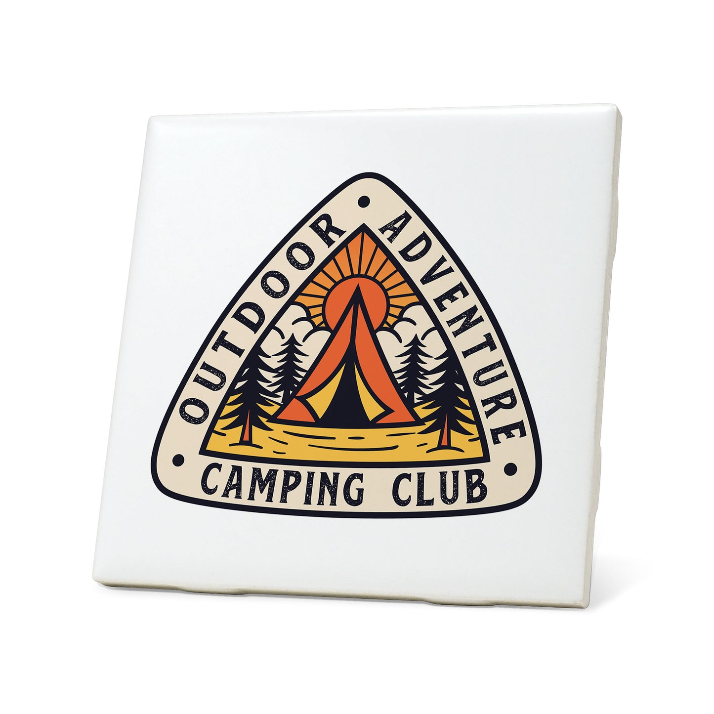 Camping Club Badge Coaster