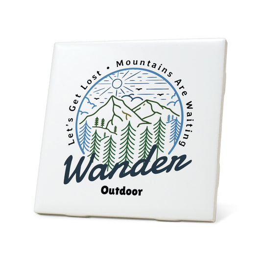 Wander Outdoor Badge Coaster