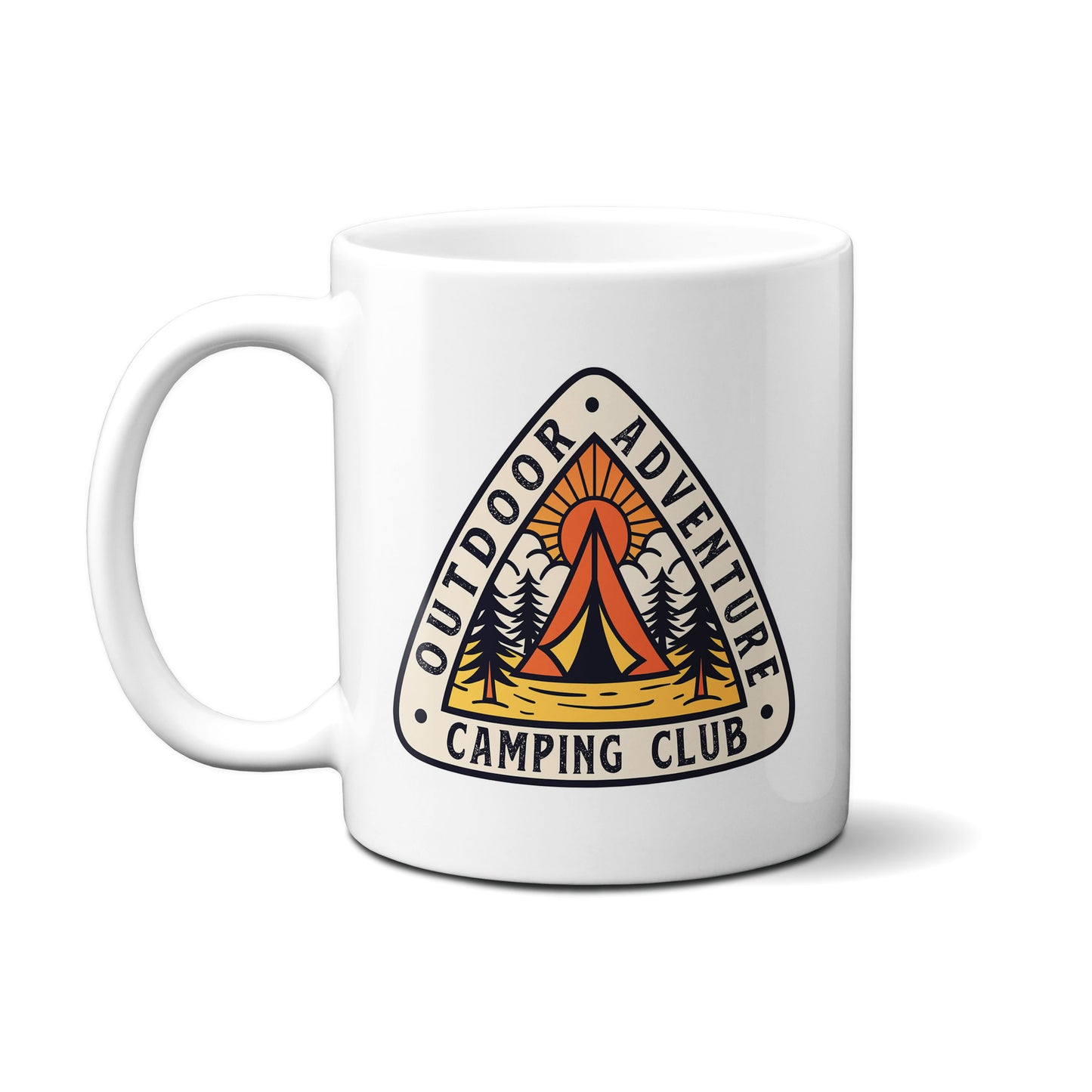 Camping Club Badge Mug