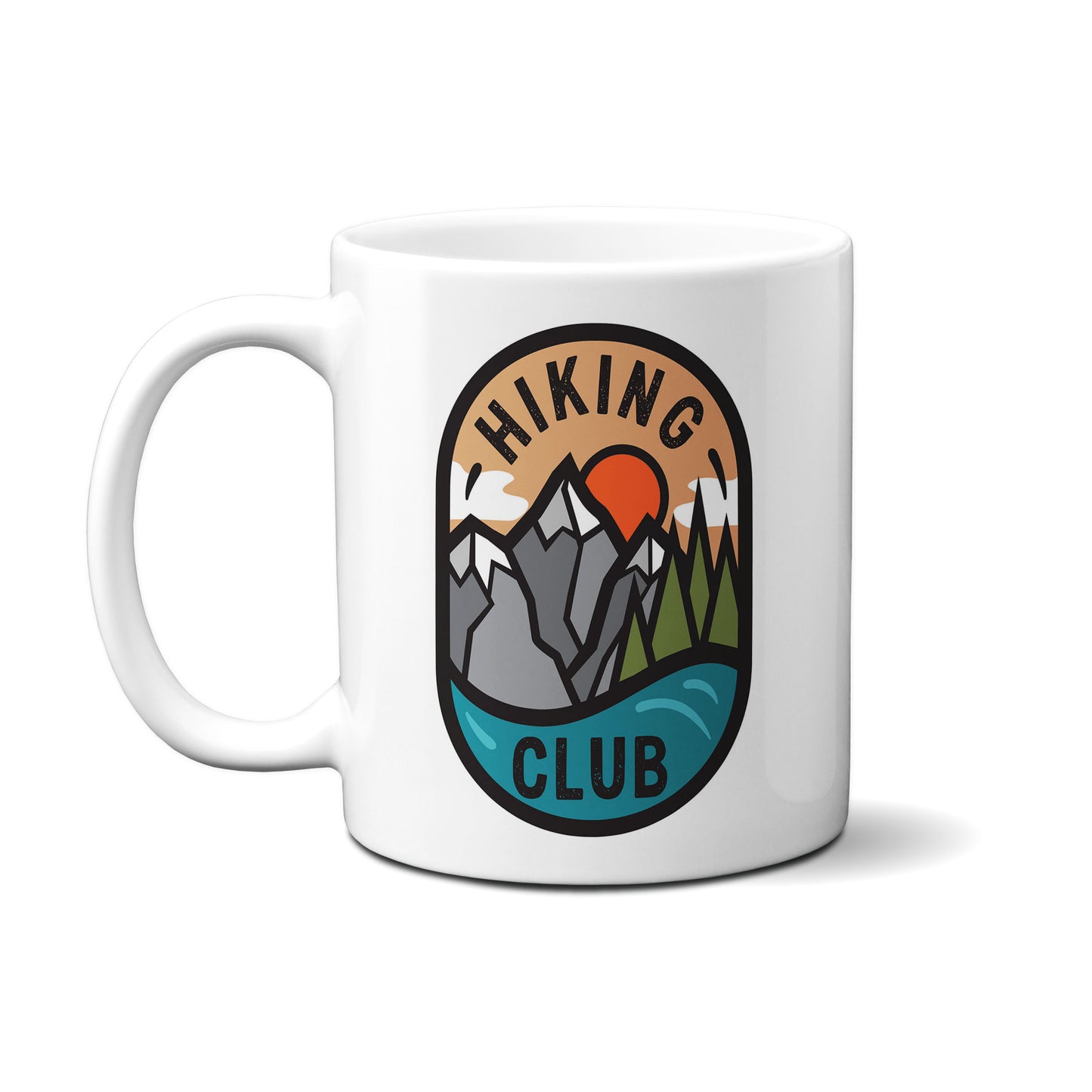 Hiking Club Badge Mug