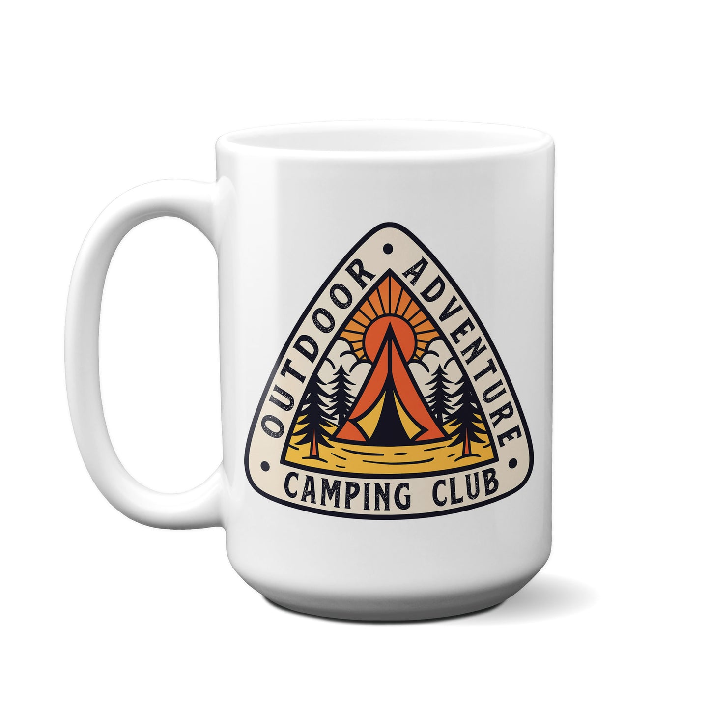 Camping Club Badge Mug