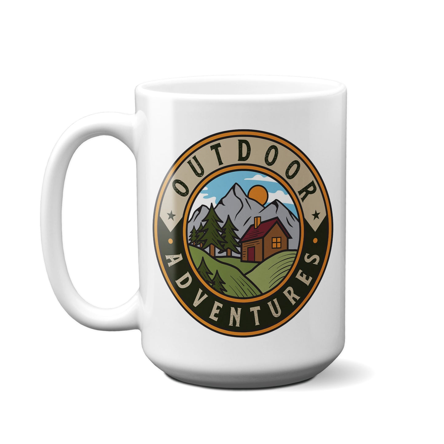 Outdoor Adventures Badge Mug