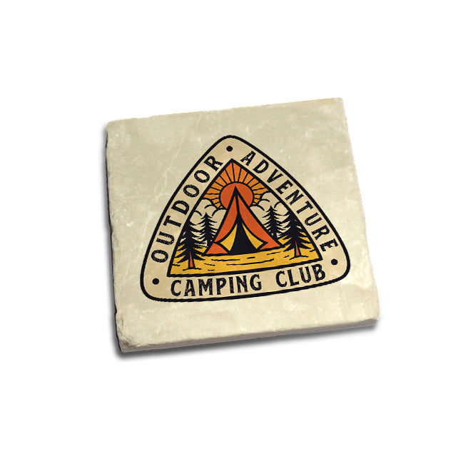 Camping Club Badge Coaster