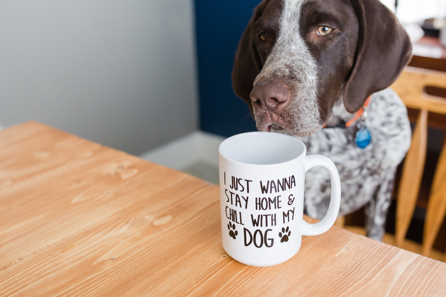 Just Wanna Stay Home and Chill With My Dog Mug