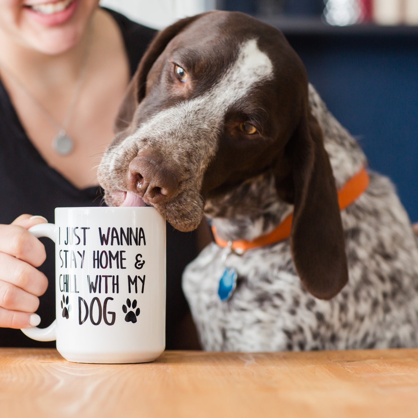 Just Wanna Stay Home and Chill With My Dog Mug