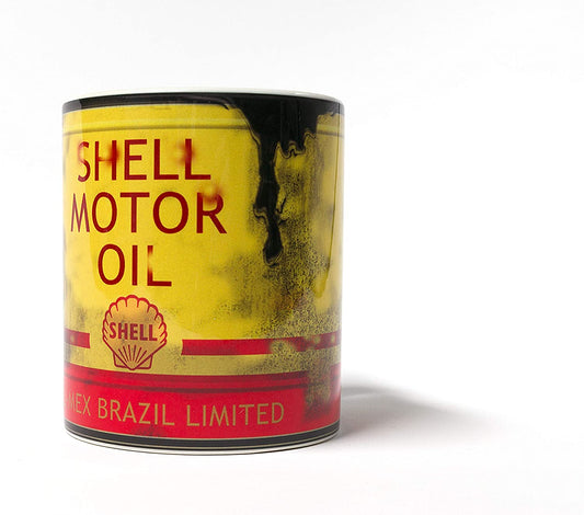 Shell Motor Oil Can Lube Mug