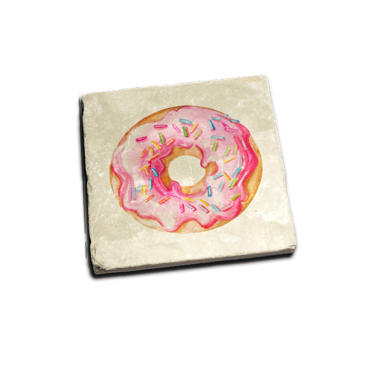 Pink Donut Coaster