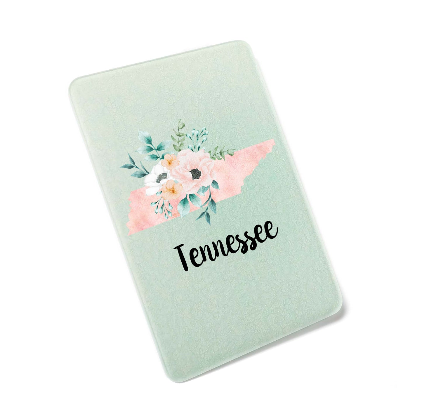 Floral Home State Cutting Board