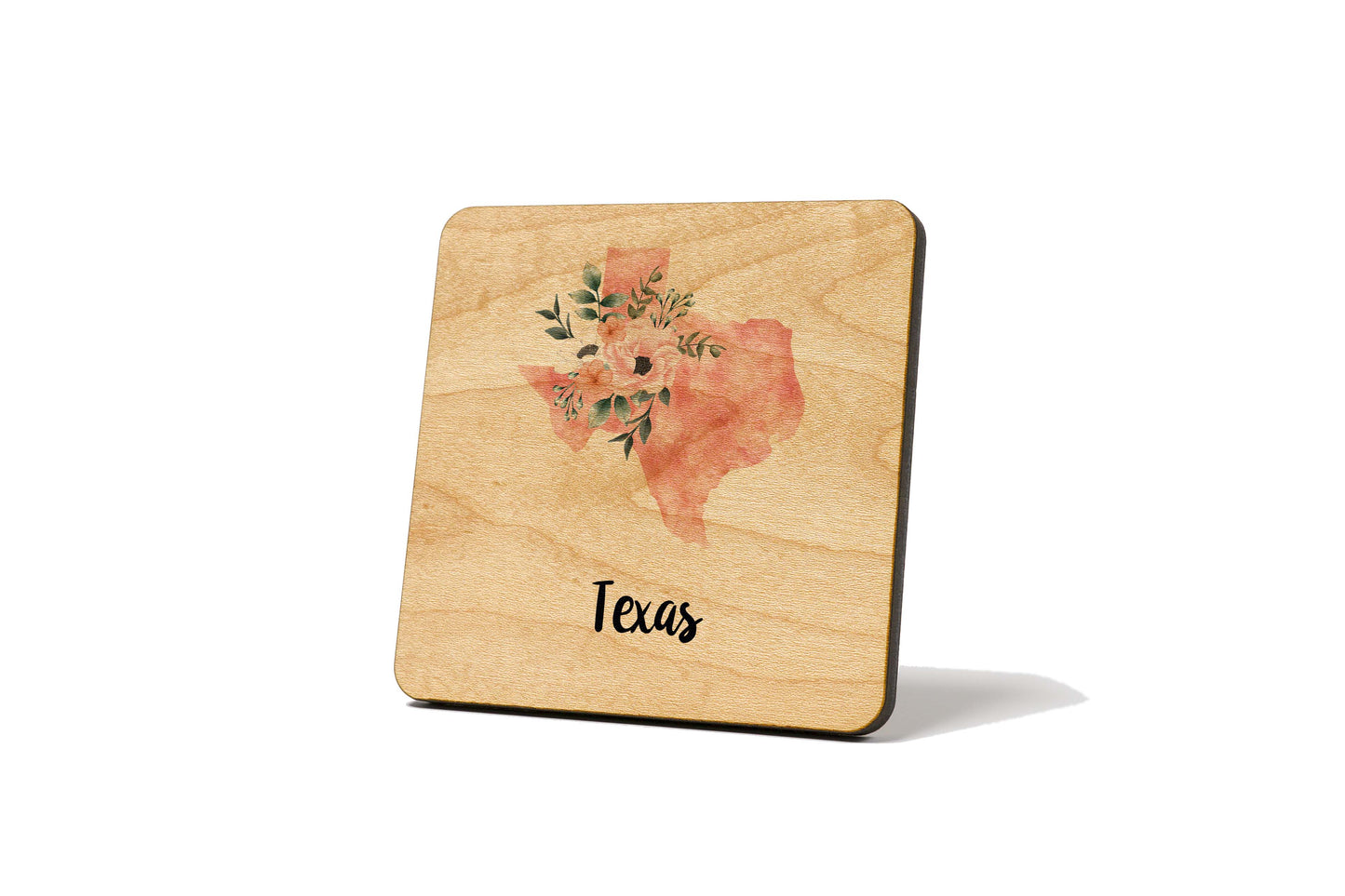 Floral Home State Coaster