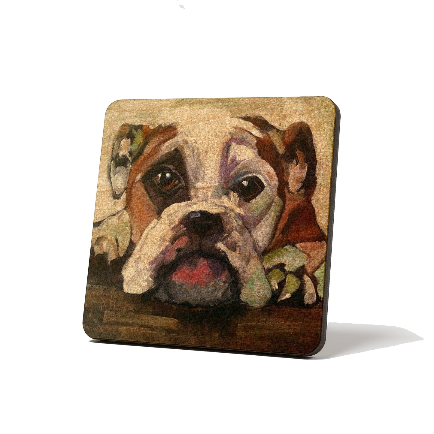 Bulldog Coaster by K. Huke