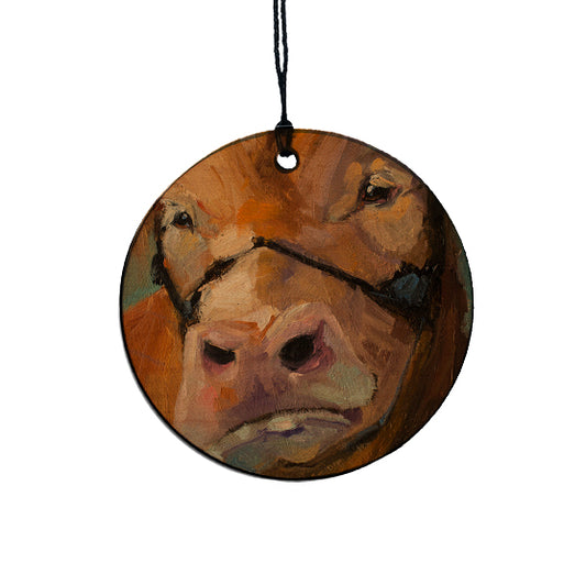 Cow Ornament By K. Huke