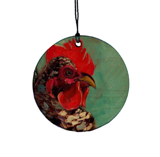 Rooster Ornament by K. Huke