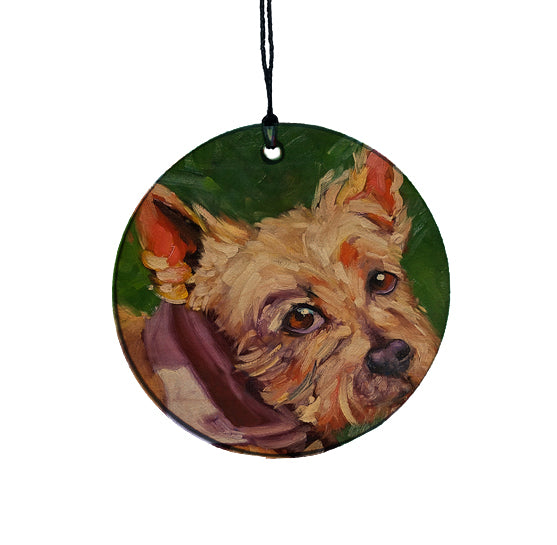 Silky Terrier Ornament By K. Huke
