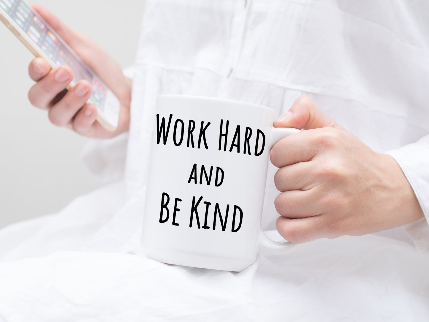 Work Hard Be Kind Coffee Mug