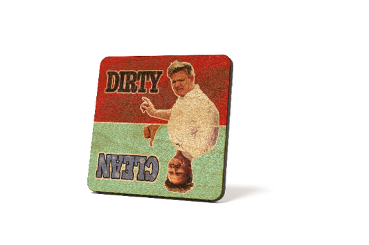 Chef Gordon Ramsey Dirty Clean Dishwasher Magnet