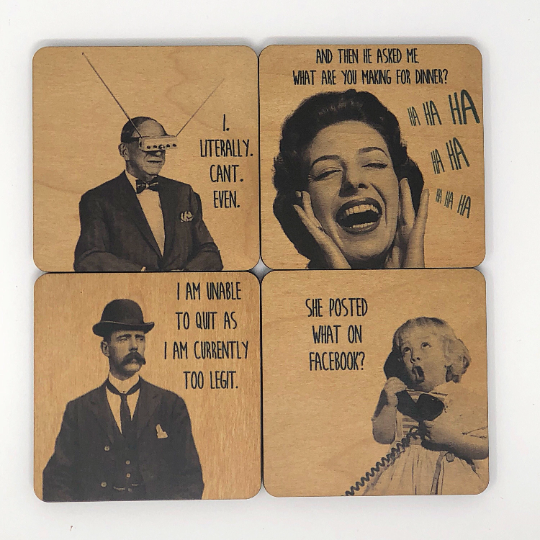 Funny - 4 pack Coaster