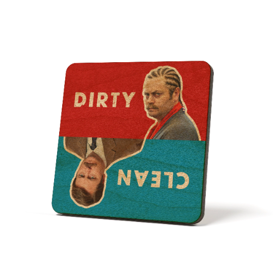 Ron Swanson Dirty Clean Dishwasher Magnet
