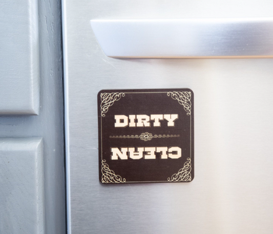 Black Cat Dirty Clean Dishwasher Magnet – American Brand Studio