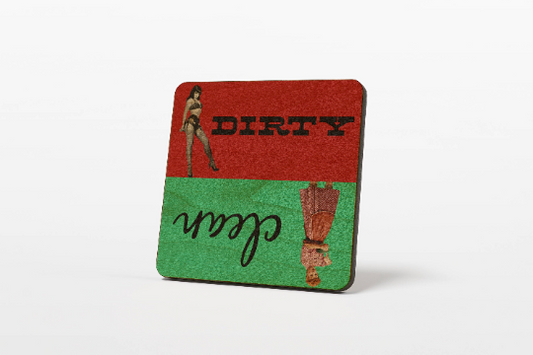 Lucy Betty Dirty Clean Dishwasher Magnet