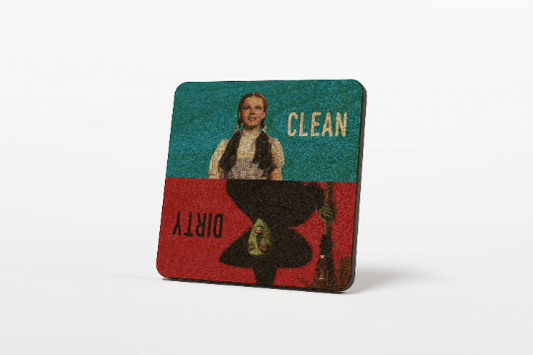 Wizard of Oz Dirty Clean Dishwasher Magnet