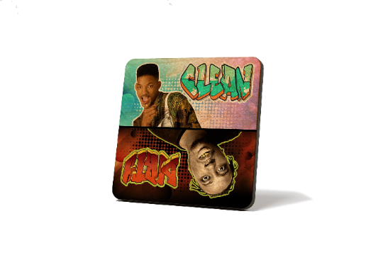 Fresh Prince of Bel Air Dirty Clean Dishwasher Magnet