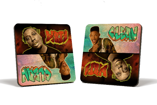 Fresh Prince of Bel Air Dirty Clean Dishwasher Magnet