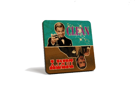 Leonardo DiCaprio Dirty Clean Dishwasher Magnet