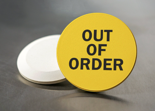Out Of Order Car Coaster