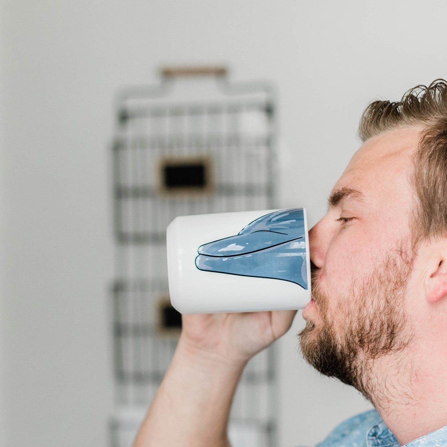 Cartoon Dolphin Snout Mug